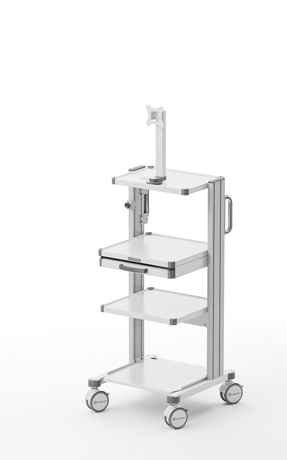 Стойка медицинская SC-CART для аппаратуры